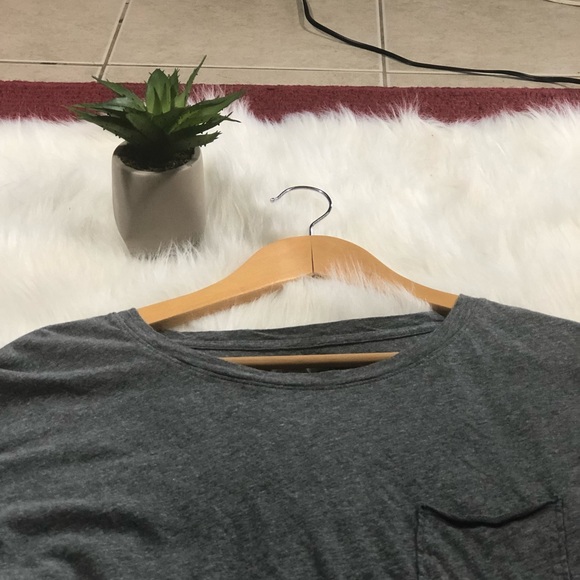 madewell | high low basic pocket tee M - Picture 2 of 6